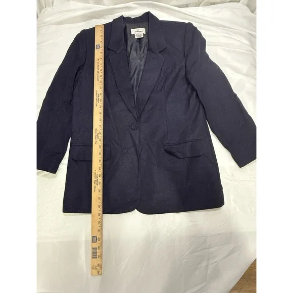 Worthington Blazer Womens 12 Long Sleeve Rayon Business Casual Ladies - Picture 7 of 14